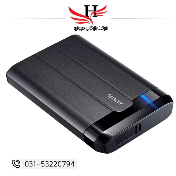 هارد اکسترنال اپیسر مدل Apacer AC732 ظرفیت 5 ترابایت؛ هارد ضد ضربه و مقاوم با استاندارد نظامی | پخش عمده در هیوارو